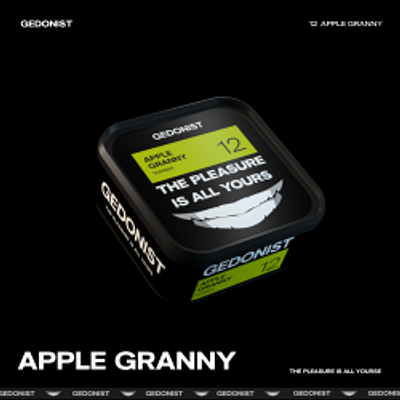 12 Apple granny (зелене яблуко з м’ятною жуйкою)